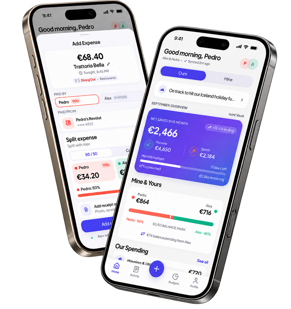Vista previa de la app